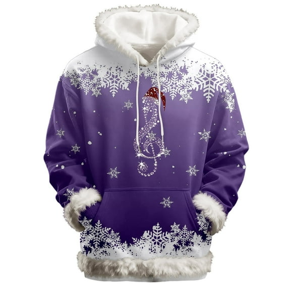 SRZYMJ Funny Christmas Sweater for Women Retro Xmas Graphic Hoodies Cute Christmas Preppy Sweatshirts Party Shirt with Pocket