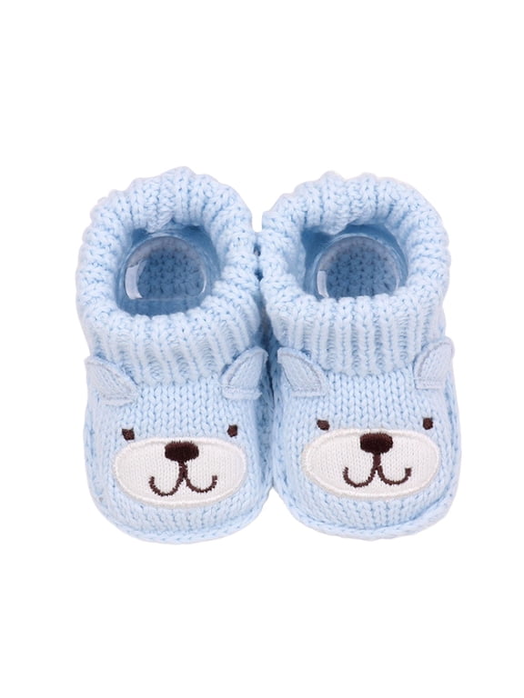 Baby Boys Girls Knitted Booties Soft Cute First Walking Socks Shoes