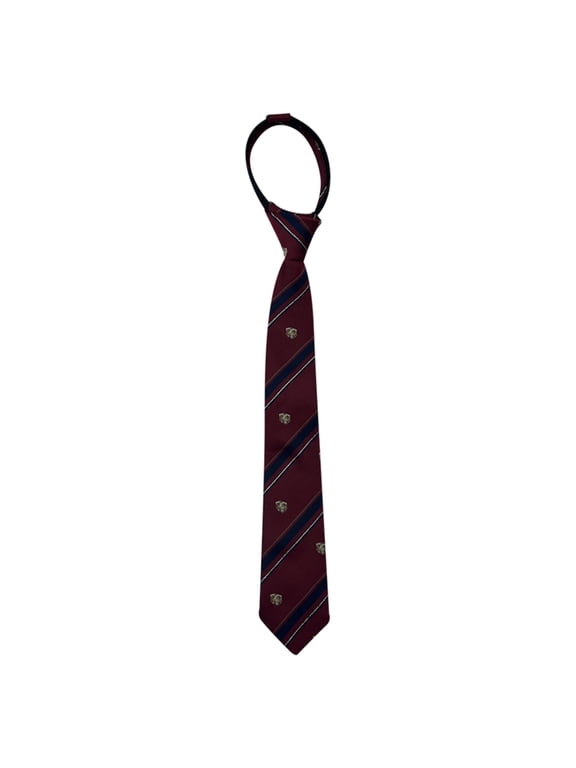 Kids Pre-tied Plaid Necktie, Adjustable Zipper Tie, Classic Tartan Tie for Student School Uniform, Suit Costume Accessory
