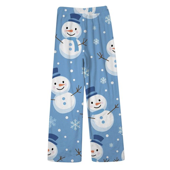 SRZYMJ Lightweight Workout Joggers for Women Women's Anime Cartoon Flannel Pyjama Pants Soft Warm Winter Loungewear Comfortable Sleepwear Trousers Cozy Bottoms for Ladies