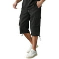 thumbnail image 1 of SRZYMJ Men's Cargo Pocket Shorts Comfortable Loose Fit Cargo Pants Workout Joggers Stretch Sweatpants, 1 of 6