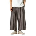 thumbnail image 1 of SRZYMJ Men's Harem Trousers Loose Sweatpants Joggers Athletic Pants Fit Comfortable Daily Wear Breathable Summer Casual Pants, 1 of 9