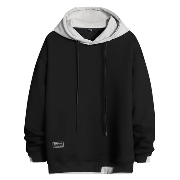 SRZYMJ Men's Zip-Up Hoodie Men's Casual Plus Size Pullover Hoodie with Front Pockets for Travel and Outdoor Activities in Cool