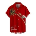 thumbnail image 1 of SRZYMJ Mens Christmas Shirts Funky Button Down Shirts Party Aloha Shirt Santa Print Holiday Hawaiian Tops, 1 of 4