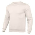 thumbnail image 1 of SRZYMJ Mens Crewneck Sweatshirt Men's Slim Fit Autumn Casual Solid Color Round Neck Long Sleeve Sweater Top with Pocket Soft, 1 of 3