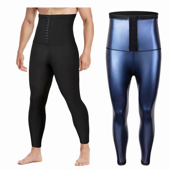 SRZYMJ Mens Drawstring Joggers Mens Sweat Pants, Sauna Suits, Sauna Pants, High
