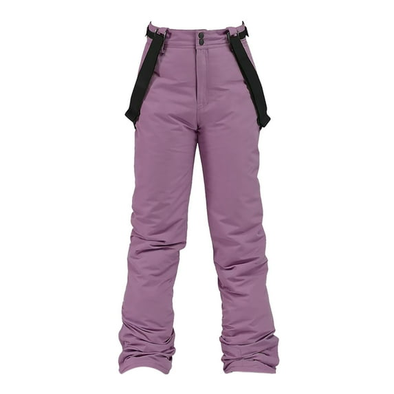 SRZYMJ Mens Fleece-Lined Joggers Men's Winter Ski Pants Solid Color Windproof Outdoor Sports Comfortable Warm Thick Casual Trousers for Cold