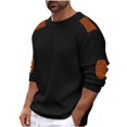 thumbnail image 1 of SRZYMJ Mens Heavyweight Pullover with Moisture Men's Fashion Raglan Sleeve Pullover Sweater Winter Autumn Comfortable Threaded Neckline Long, 1 of 5