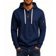 thumbnail image 1 of SRZYMJ Mens Hooded Sweatshirt Casual Long Sleeve Drawstring, 1 of 4