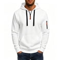 thumbnail image 1 of SRZYMJ Mens Hooded Sweatshirt Casual Long Sleeve Drawstring, 1 of 4