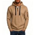 thumbnail image 1 of SRZYMJ Mens Hooded Sweatshirt Casual Long Sleeve Drawstring, 1 of 4