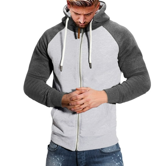 SRZYMJ Mens Hoodie Men's Casual Sports Pullover Hoodie Couple Matching Comfortable Pocket Sweater for