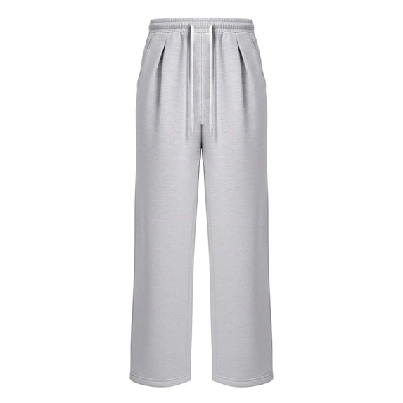 SRZYMJ Mens Lightweight Baggy Sweatpants Wide Leg Casual Workout Pants