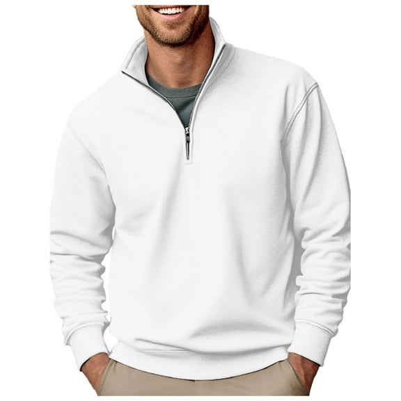 SRZYMJ Mens Pullover Sweatshirt Men's Retro Ethnic Style Soft Warm Long Sleeve Sports Shirt Hoodless Sweatshirt Comfortable Round Neck