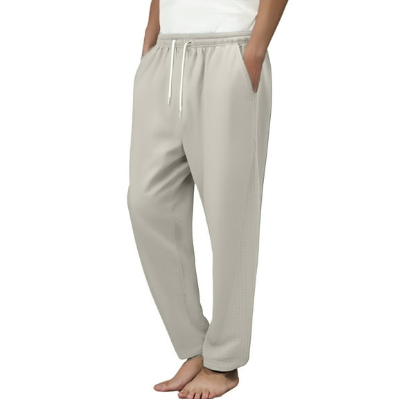 SRZYMJ Mens Sweatpants Athletic Track Pants Joggers Running Workout Casual Trousers For Daily Wear Featuring Comfortable Loose Fit And Breathable