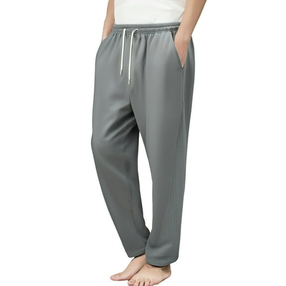 SRZYMJ Mens Sweatpants Athletic Track Pants Joggers Running Workout Casual Trousers For Daily Wear Featuring Comfortable Loose Fit And Breathable