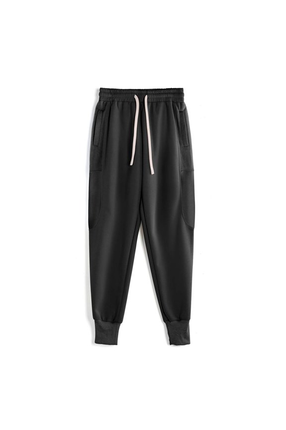 Mens Sweatpants Athletic Track Pants Joggers Running Workout Wide Leg Pants Tang Suit Large Size Loose Nine Trousers with Comfortable Lightweight