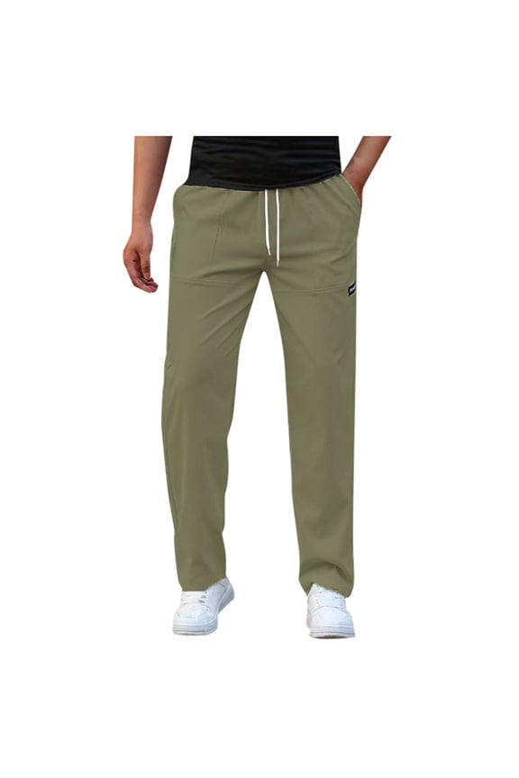 Mens Track Jogging Sweatpants Pants Men's Loose Fit Casual Trousers with Flexible Elastic Waistband for Everyday Comfort