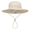 thumbnail image 1 of SRZYMJ Mesh Baby Girl Sun Hat, Outdoor UPF 50+ Sun Protection Hats, Adjustable Summer Beach Bucket Hat, 1 of 7