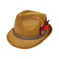thumbnail image 1 of SRZYMJ Oktoberfest Hats for Men German Hats for Oktoberfest Festival Party Trilby Homburg Hat, 1 of 4