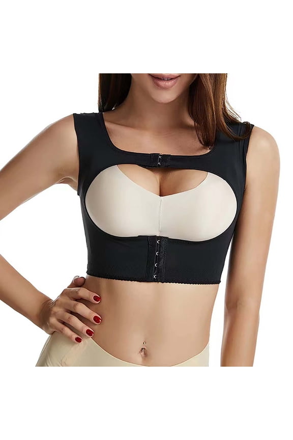 Seamless Bra Women Women Lifting X Shaped Front Buckle Corset Bra for Back Support and Posture Correction