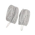 thumbnail image 1 of SRZYMJ Silver Sequin Dance Socks, Sparkle Party Cuffs, Shiny Sock Covers, 1 of 3