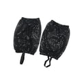 thumbnail image 1 of SRZYMJ Silver Sequin Dance Socks, Sparkle Party Cuffs, Shiny Sock Covers, 1 of 3