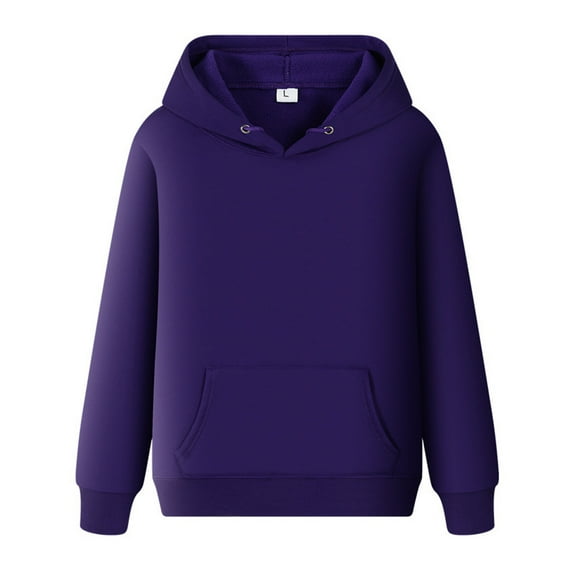 SRZYMJ Slim Fit Mens Hoodie Men's Slim Fit Casual Solid Color Hooded Sweater Top with Long Sleeves and Front Pocket for Autumn Season