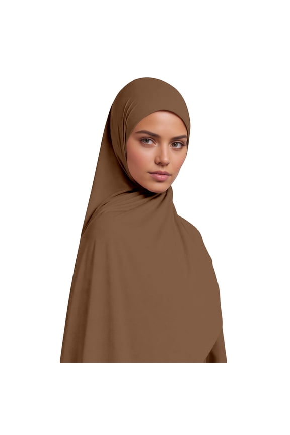 Slip-on Modal Jersey Hijab Head Scarf Wrap for Muslim Women