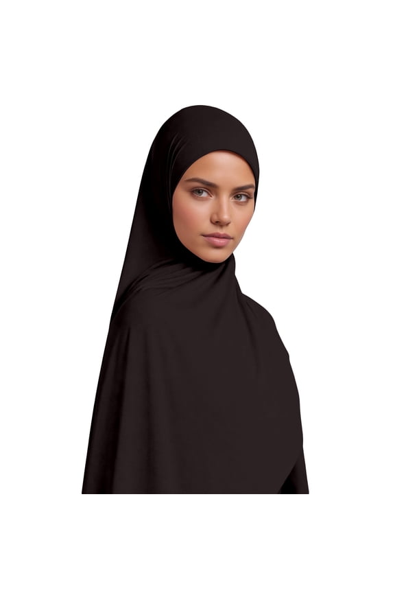Slip-on Modal Jersey Hijab Head Scarf Wrap for Muslim Women