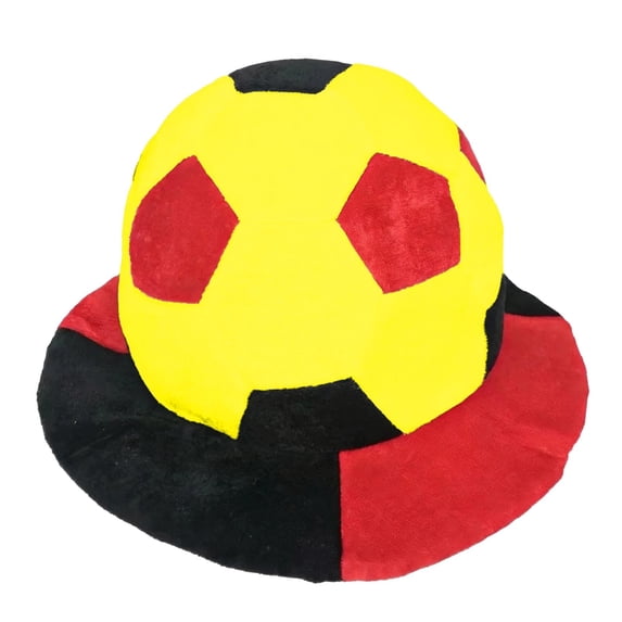 SRZYMJ Soccer Ball Hat Funny Soccer Shaped Hat Sport Event Hats Party Supplies Headgear Cap Sports Fans Gift Football Birthday Dress up
