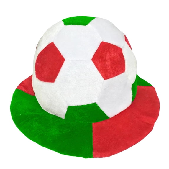 SRZYMJ Soccer Ball Hat Funny Soccer Shaped Hat Sport Event Hats Party Supplies Headgear Cap Sports Fans Gift Football Birthday Dress up