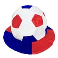 thumbnail image 1 of SRZYMJ Soccer Ball Hat Funny Soccer Shaped Hat Sport Event Hats Party Supplies Headgear Cap Sports Fans Gift Football Birthday Dress up, 1 of 4