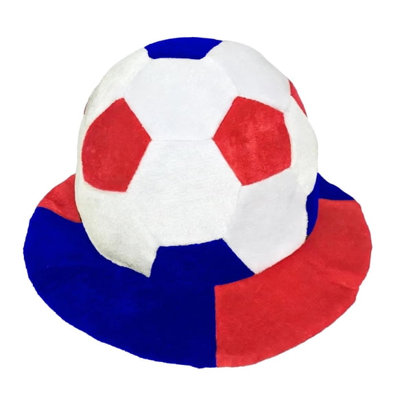 SRZYMJ Soccer Ball Hat Funny Soccer Shaped Hat Sport Event Hats Party Supplies Headgear Cap Sports Fans Gift Football Birthday Dress up