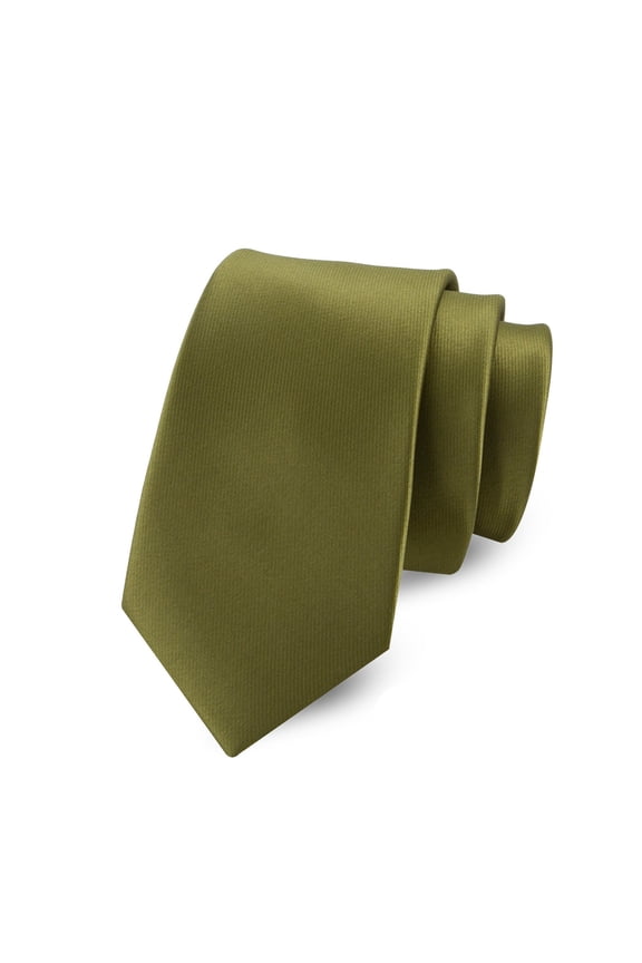 Solid Color Tie Mens Necktie for Business and Wedding