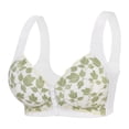 thumbnail image 1 of SRZYMJ T - Shirt Bra Women Plus Size Full Coverage Vest Style Lace Front Closure Bra with Comfortable Support and Elegant Design for Everyday Wear, 1 of 9