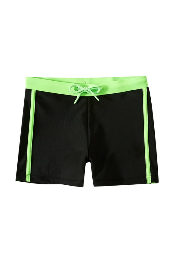 Toddler Boys Swim Shorts Trunks Bathing Suits Summer Swim Trunks with Prints for Toddler Beach and Pool Swimming Activities Black 6-7 Years