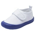 thumbnail image 1 of SRZYMJ Toddler Girls T-Strap Sneakers Kids Mary Jane Canvas Shoes Blue 6-7 Years, 1 of 4