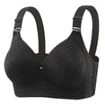 thumbnail image 1 of SRZYMJ Wedding Bra Women Ladies Jacquard Breathable Comfortable Wireless Thin Cup Back Closure Non Side Adjustable Support Bra, 1 of 4