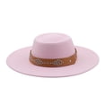 thumbnail image 1 of SRZYMJ Western Cowboy Hat for Men Women Wide Brim Suede Cattleman Cowgirl Hats, 1 of 3