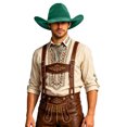 thumbnail image 1 of SRZYMJ Western Cowboy Hat for Women Men Small Short Wide Brim Beach Cowgirls Cattleman Cowboys Hats, 1 of 4