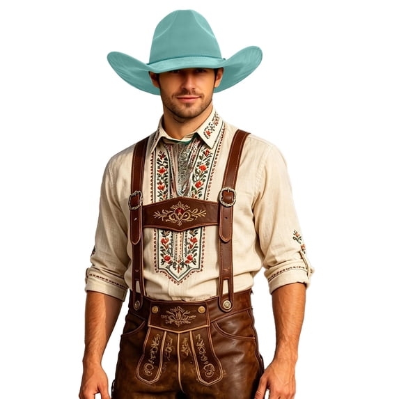 SRZYMJ Western Cowboy Hat for Women Men Small Short Wide Brim Beach Cowgirls Cattleman Cowboys Hats