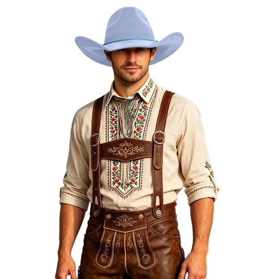 SRZYMJ Western Cowboy Hat for Women Men Small Short Wide Brim Beach Cowgirls Cattleman Cowboys Hats