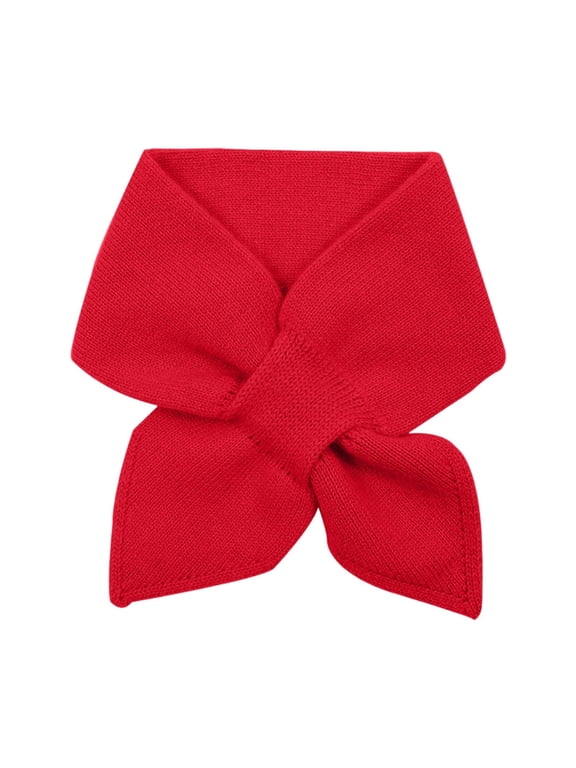 Winter Knitted Neck Warmer Scarf Loop Thermal Lined Collar for Cold Weather