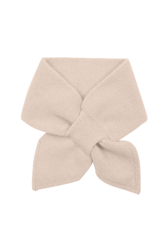 Winter Knitted Neck Warmer Scarf Loop Thermal Lined Collar for Cold Weather