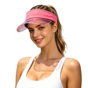 SRZYMJ Womens Transparent Eaves Sun Hat Outdoor UV Protection Beach Topless Sun Visor Hat