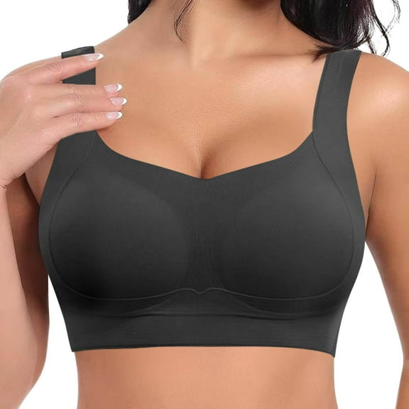 SRZYMJ Womens Bralette Women's Seamless Stretchable Wireless Bra Adjustable Support for Everyday Comfort and