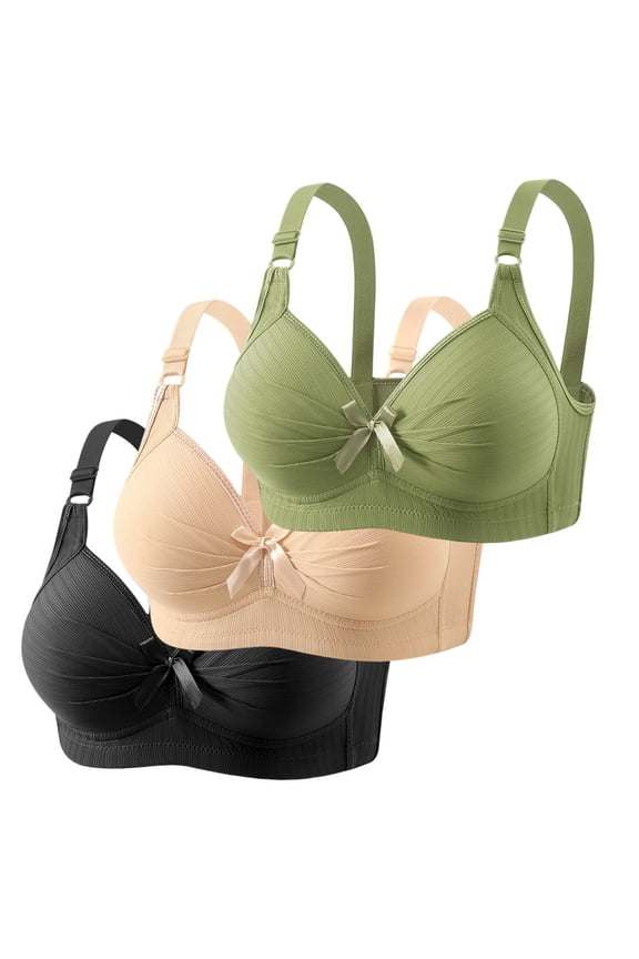 Womens Sports Bra Elegant Bow Detail Full Coverage Underwire Bra For Comfortable Support Everyday Wear T Shirt Lingerie Seamless