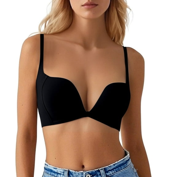 SRZYMJ Womens Sports Bra Wireless Seamless Bra For Women Everyday Comfort Soft Lightweight Support Breathable