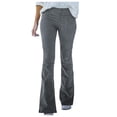 thumbnail image 1 of SRZYMJ Womens Sweatpants with Pockets Women's High Waist Slim Fit Corduroy Casual Trousers with Elastic Stretch Comfortable, 1 of 7